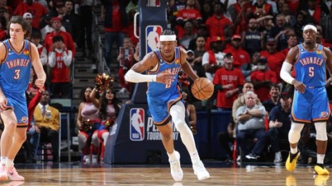 雷霆vs太阳前瞻：雷霆豪取季后赛十连胜之梦受j-dub伤停威胁